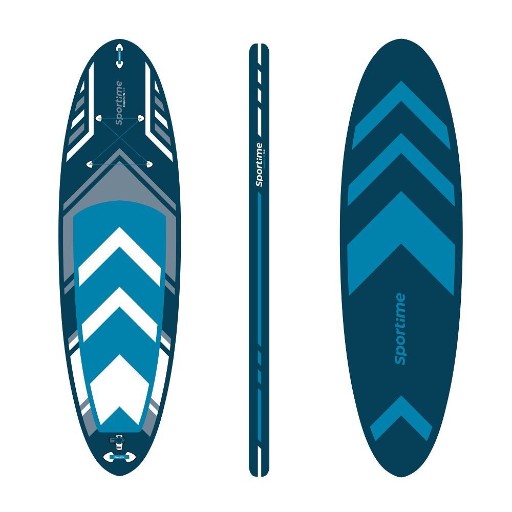 Sportime SUP-Board Stand up Paddling Board Seegleiter 2 Pro-Set
