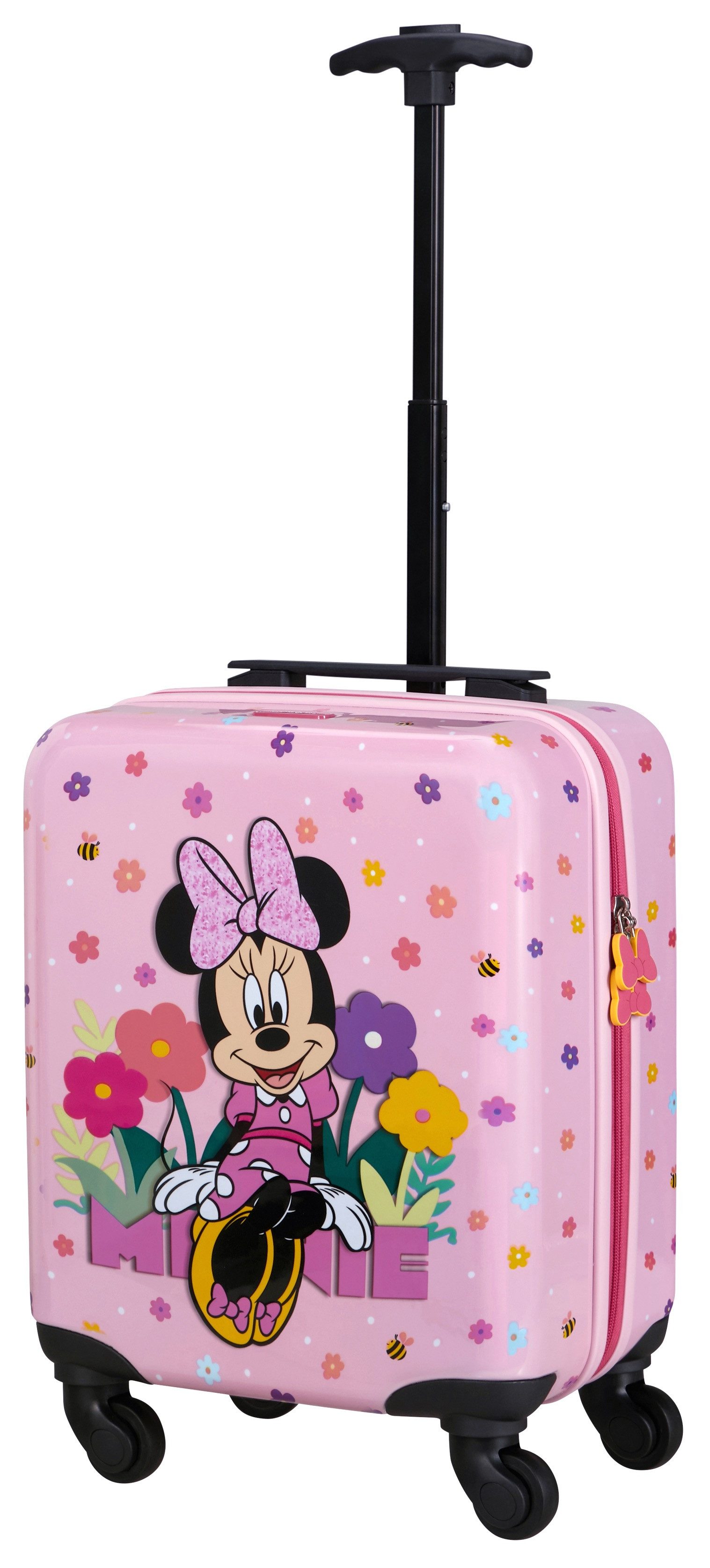 Samsonite Kinderkoffer DAYDREAM DISNEY, Minnie Flower Power, 4 Rollen, aus Polycarbonat, mit Tragegriff oben