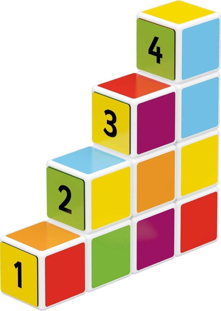 Geomag™ Lernspielzeug Magicube Mathe - 10 Magnetwürfel für Konstruktionen + 45 Clips (55-St), Magnetische Bausteine
