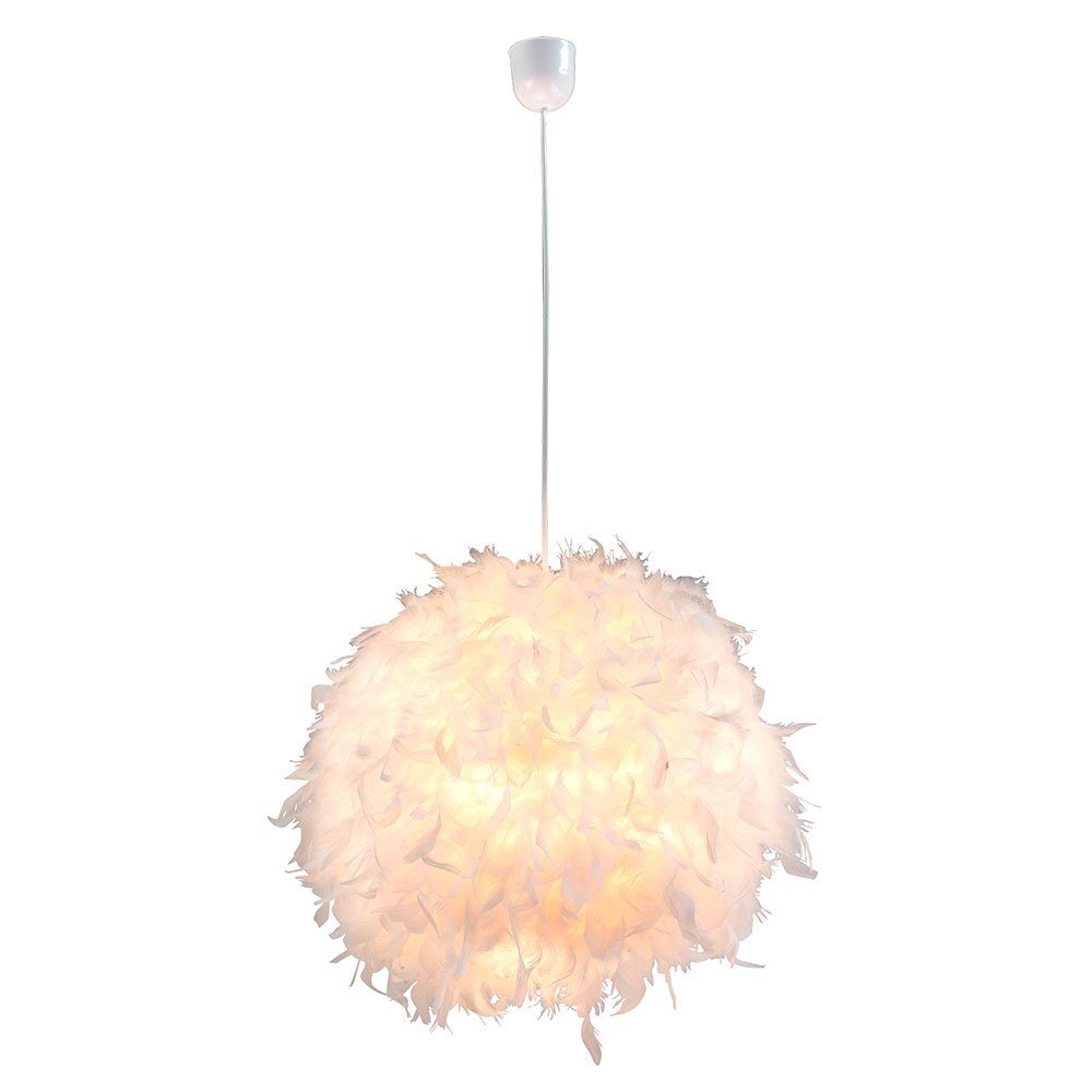 GLOBO LIGHTING LED Pendelleuchte, Leuchtmittel inklusive, Pendel Decken Feder Lampe Fernbedienung Wohn Zimmer Hänge