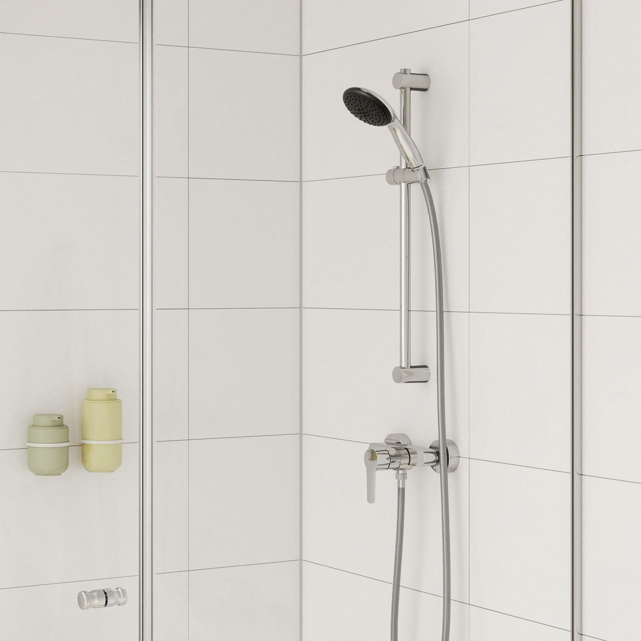 Grohe Duscharmatur Grohe Quickfix Start Brausearmatur verchromt – Bild 4 von 5
