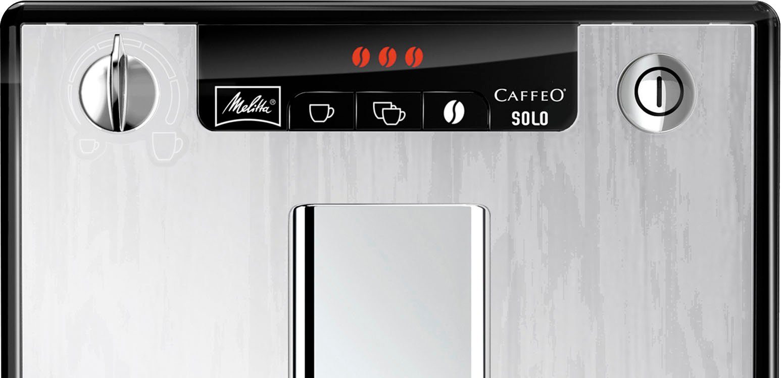 & Kaffeevollautomat Melitta 20cm crème Solo® Silver, E Espresso, 950-111, Café Perfekt Organic nur breit für