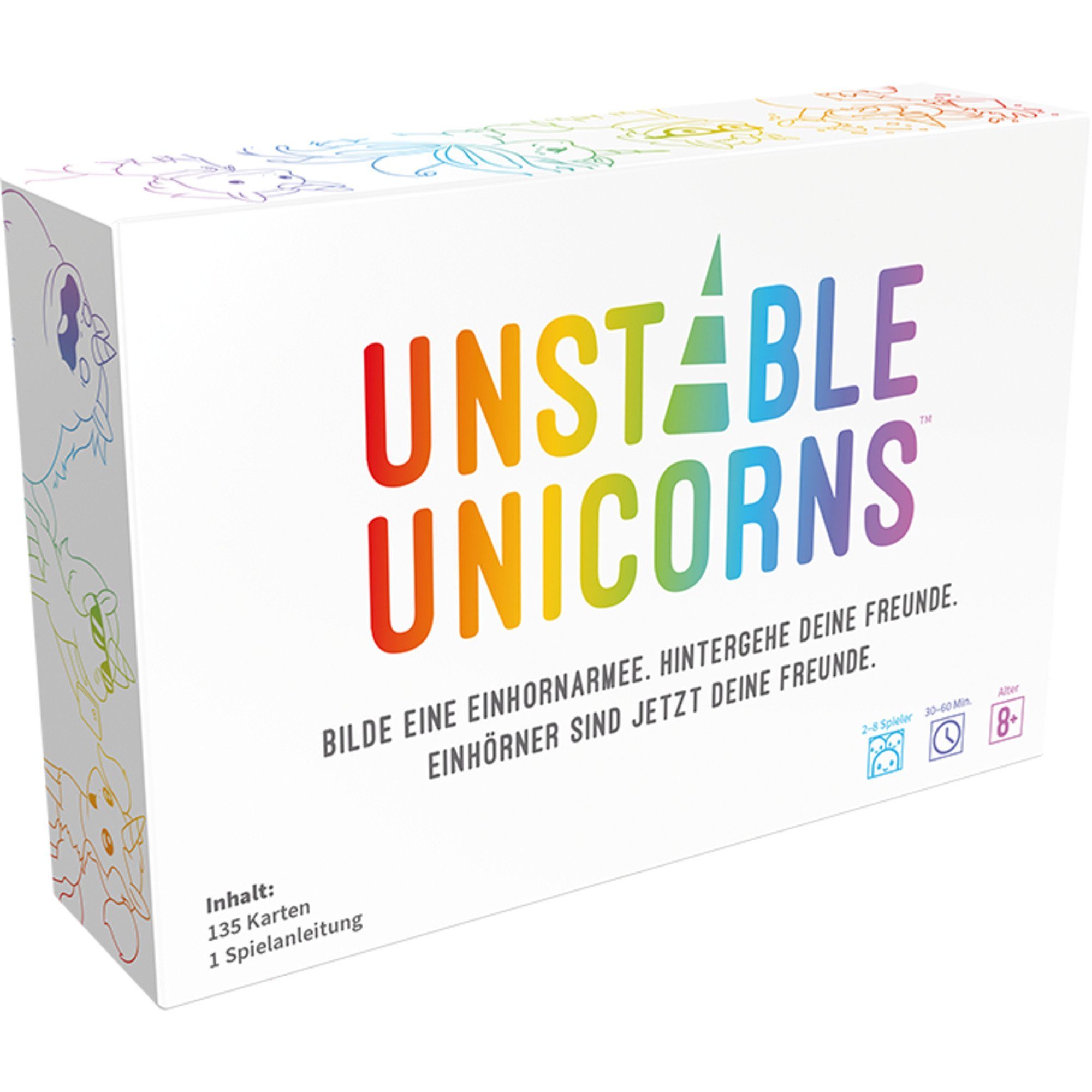 Asmodee Spiel Asmodee Unstable Unicorns, Kartenspiel