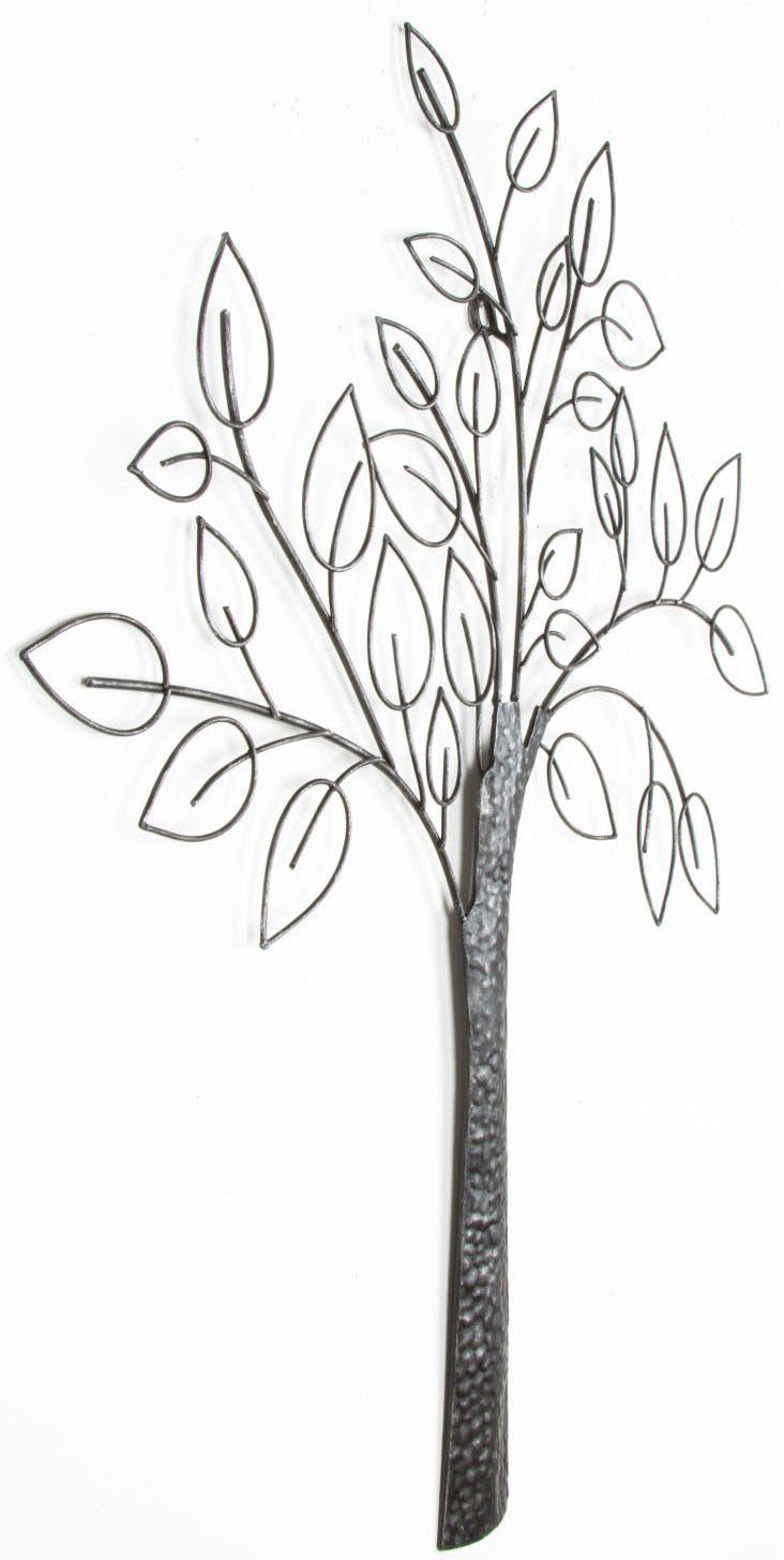 for Art St) - Metallbild home Baum, Metal (1 Art the