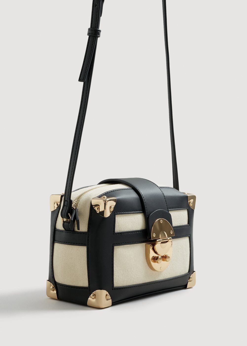 MANGO Zweifarbige Box-Bag