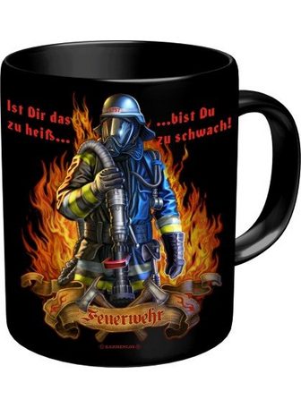 RAHMENLOS Чашка кофейная с Feuerwehrmann-Motiv в...
