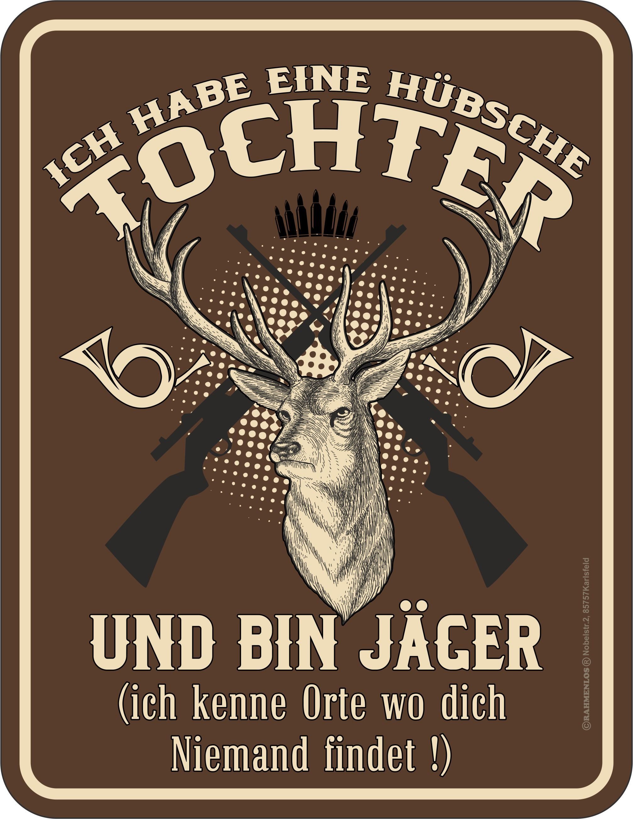 Blechschild für den besorgten Papa Blechschild für den besorgten Papa