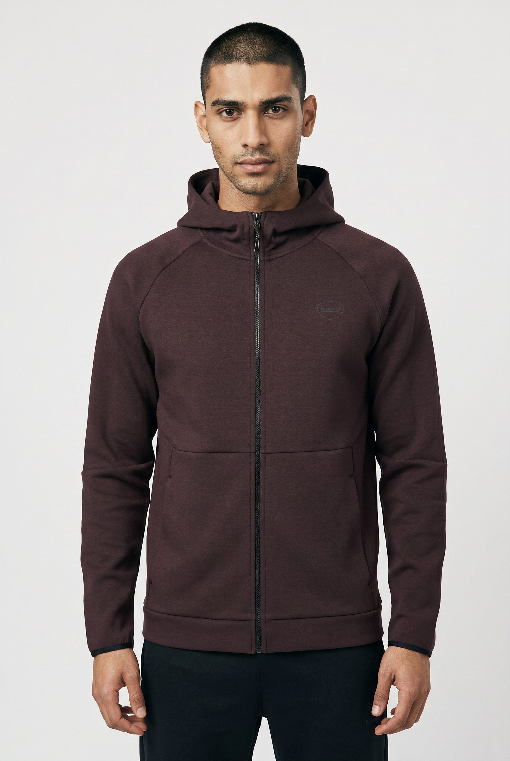 hummel Kapuzensweatjacke HMLTECH FLEECE REGULAR ZIP HOODIE mit Kapuze, Langarm, normale Schnittform