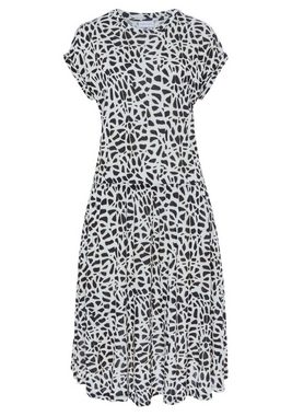 LASCANA Jerseykleid mit Animalprint, kurzärmliges Sommerkleid, casual-chic