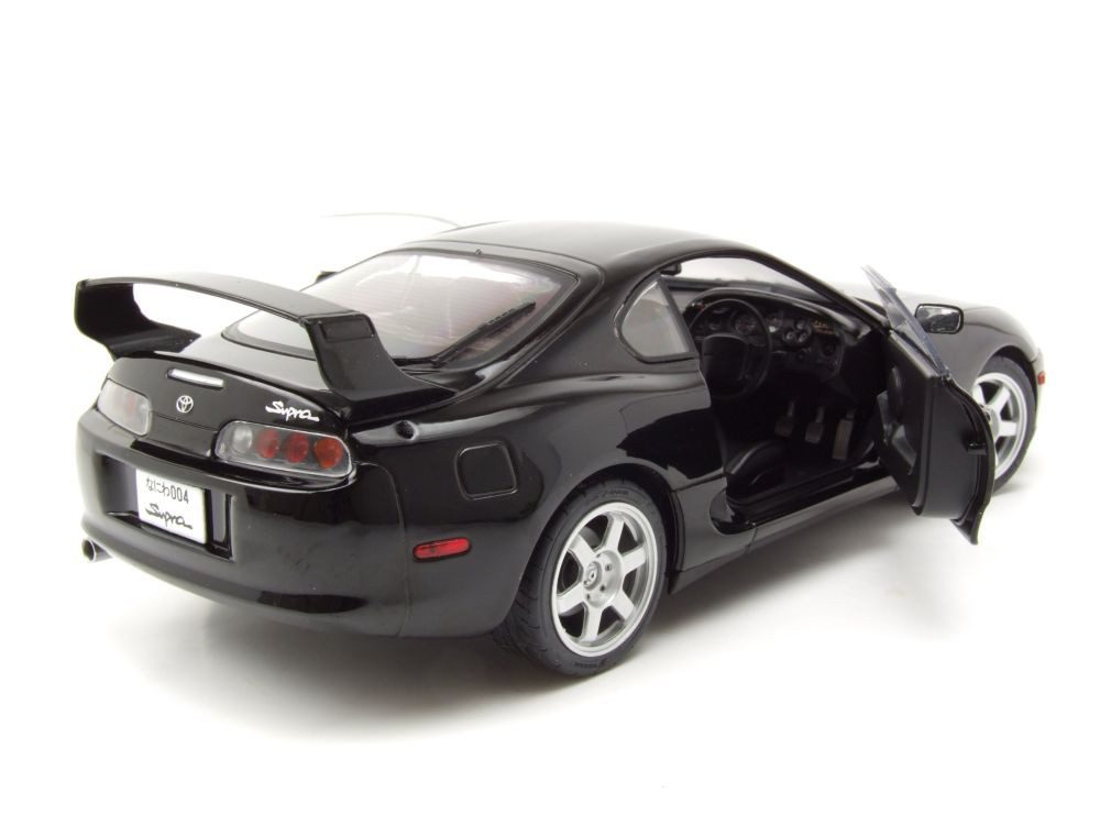Solido Modellauto Toyota Supra MK4 A80 1993 schwarz, Maßstab 1:18