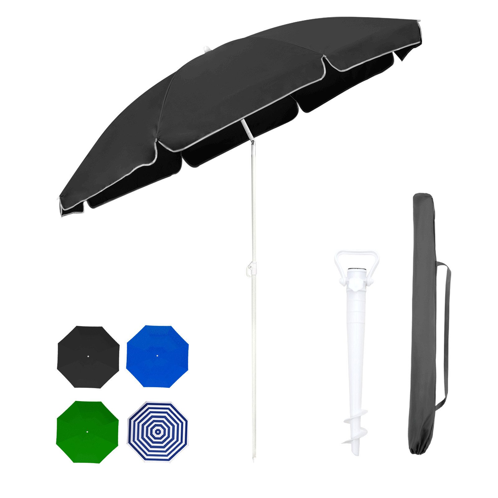 Sekey Sonnenschirm Ø 160 cm Rund günstig online kaufen