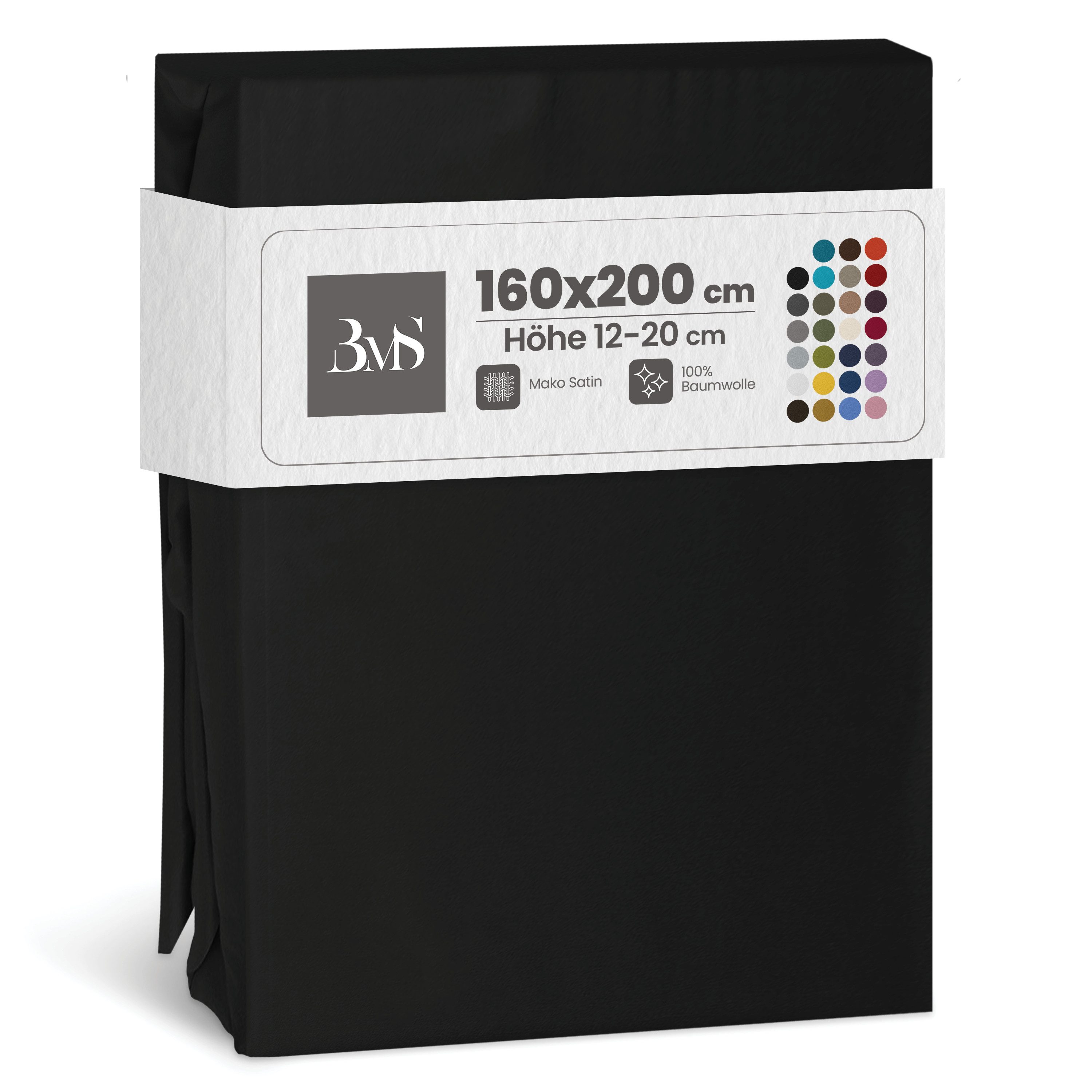 BETTWAESCHE-MIT-STIL Spannbettlaken Mako Satin Spannbettlaken, Matratzenhöh günstig online kaufen