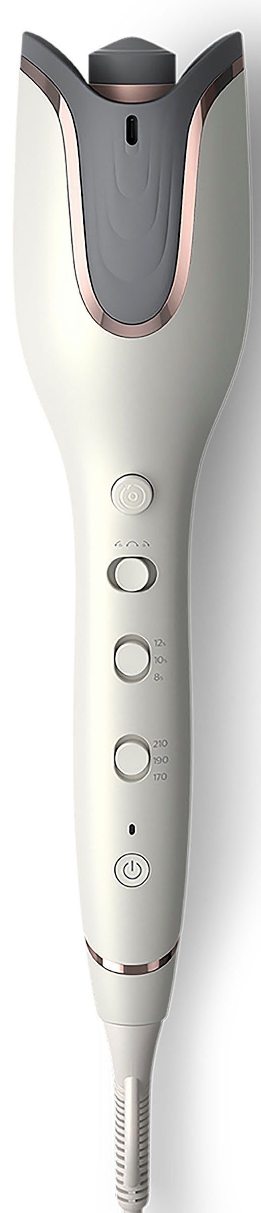 Philips Lockendreher MoistureProtect Autocurler BHB878/00, Keramik-Beschichtung mit Keratinveredelung, StyleCare Prestige, Curl-Boost-Technologie goldfarben|grau|weiß