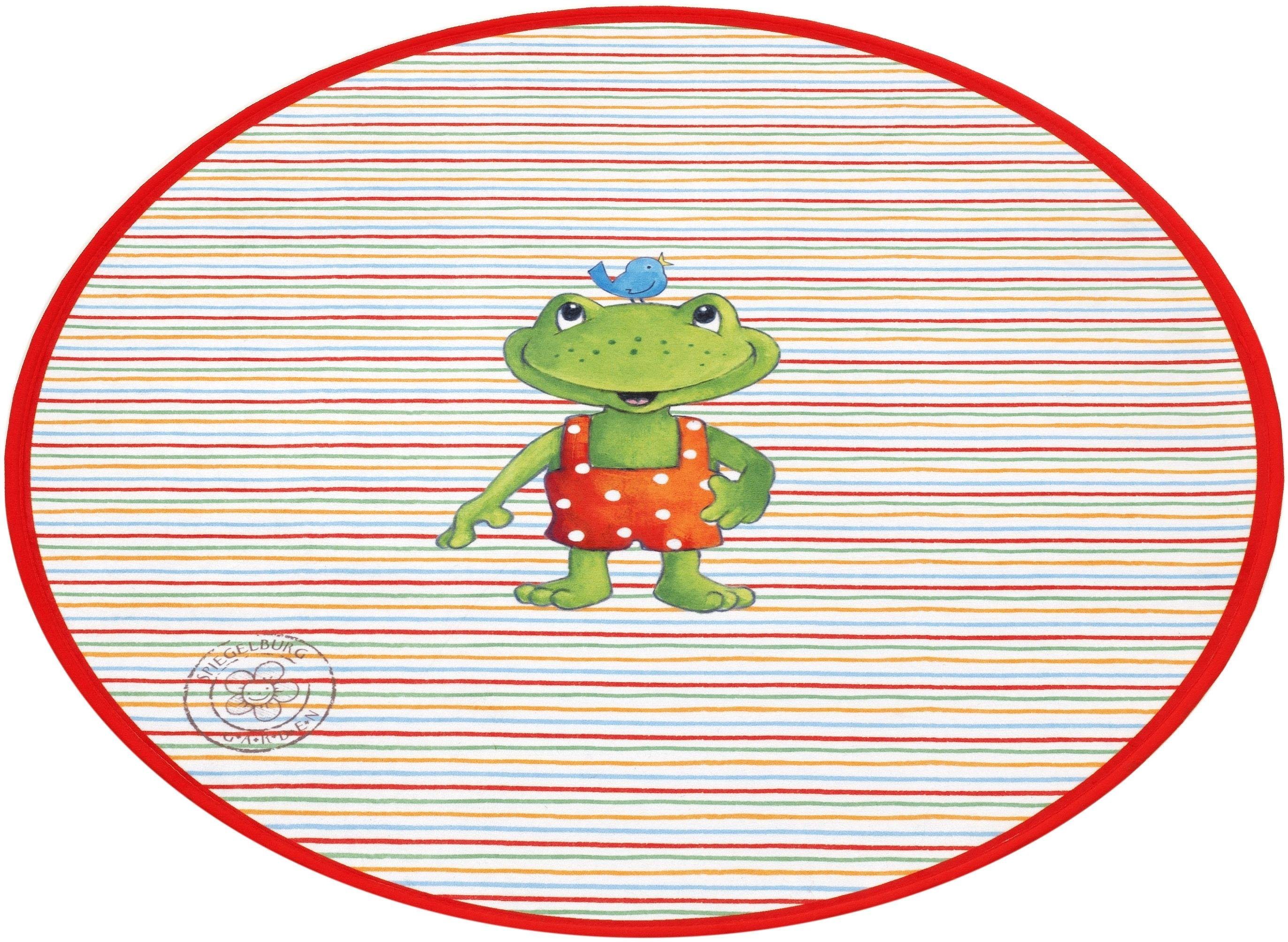 Kinderteppich »GA-614«, , rund, Höhe 6 mm, Stoff Druck, weiche Microfaser Kinderteppich »GA-614«, , rund, Höhe 6 mm, Stoff Druck, weiche Microfaser
