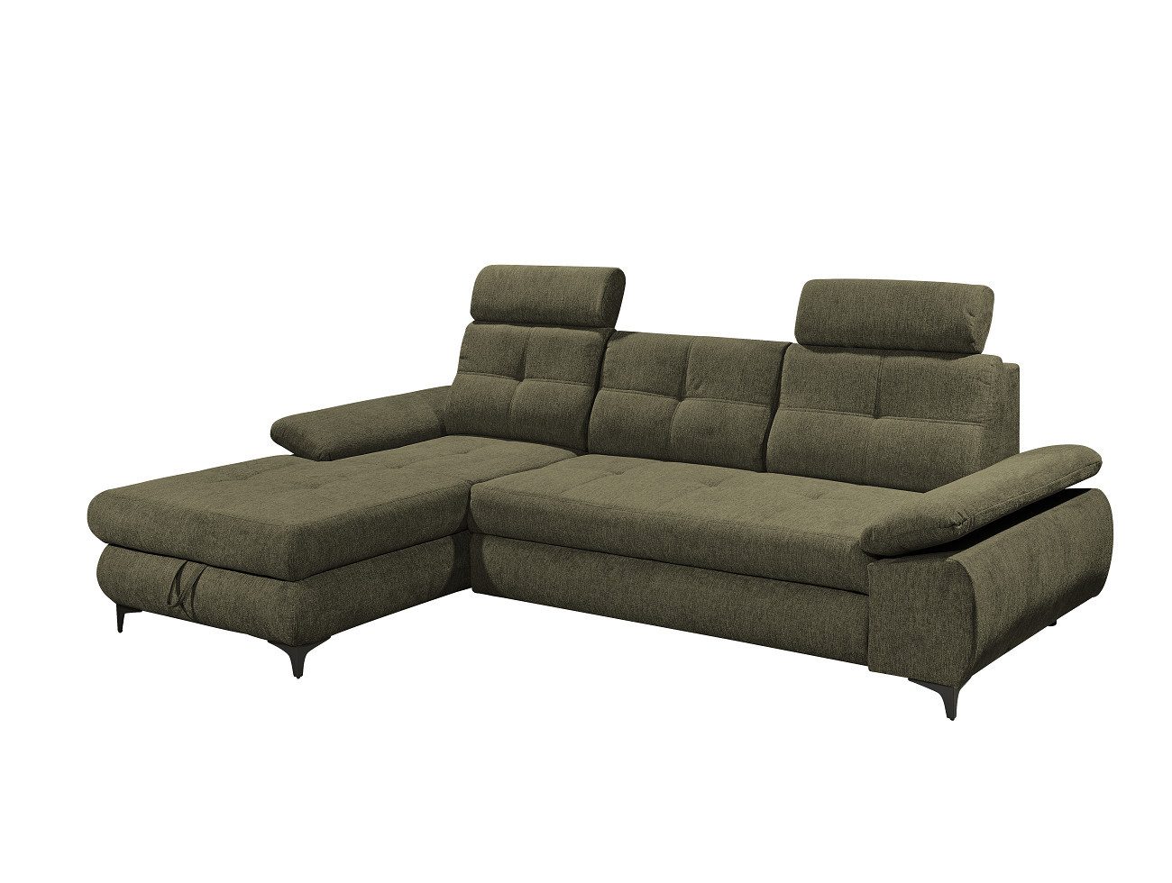 ED EXCITING DESIGN Ecksofa Altona, mit Schlaffunktion & Bettkasten
