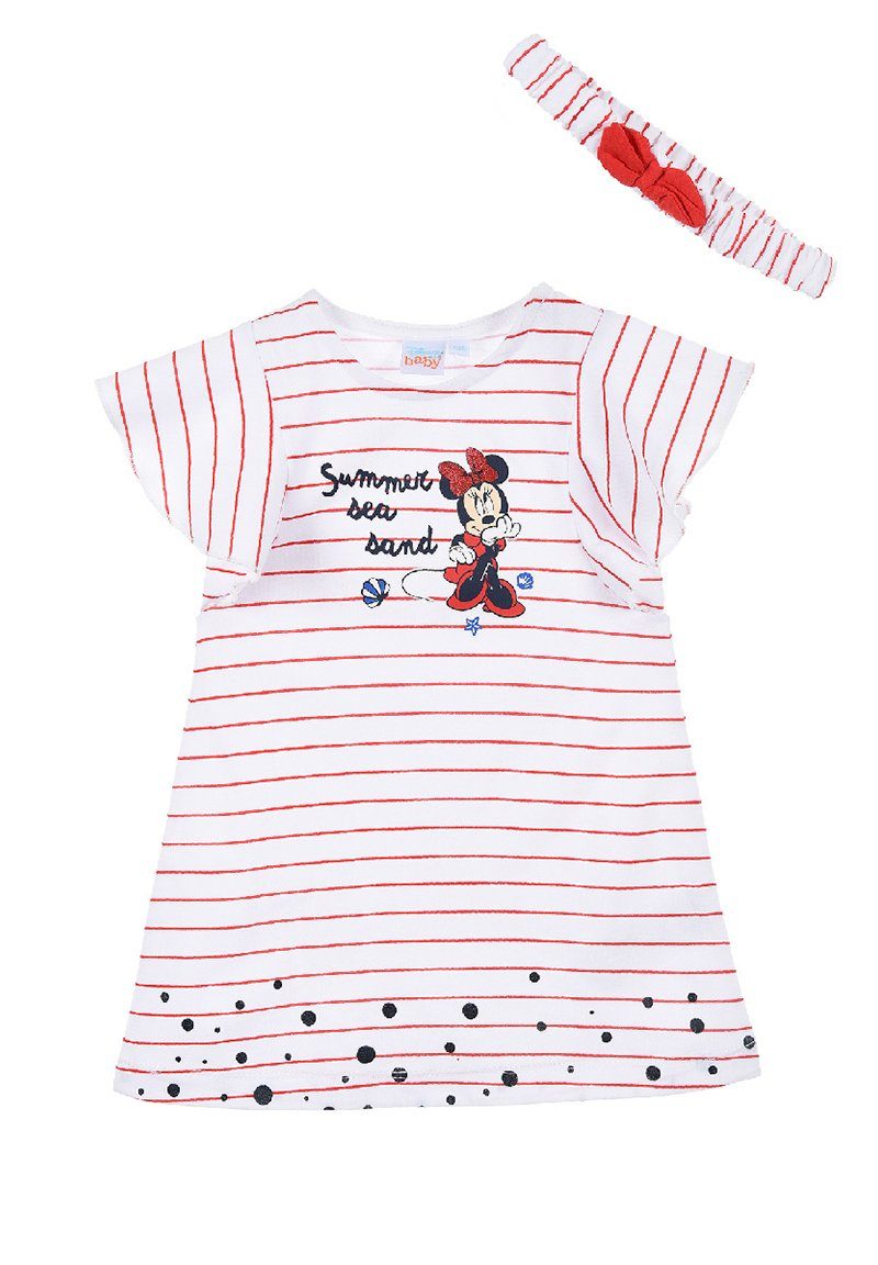 Minnie Maus Minnie Kleid Mini & Mouse, Haarband Mouse Bekleidungs-Set Rot Disney