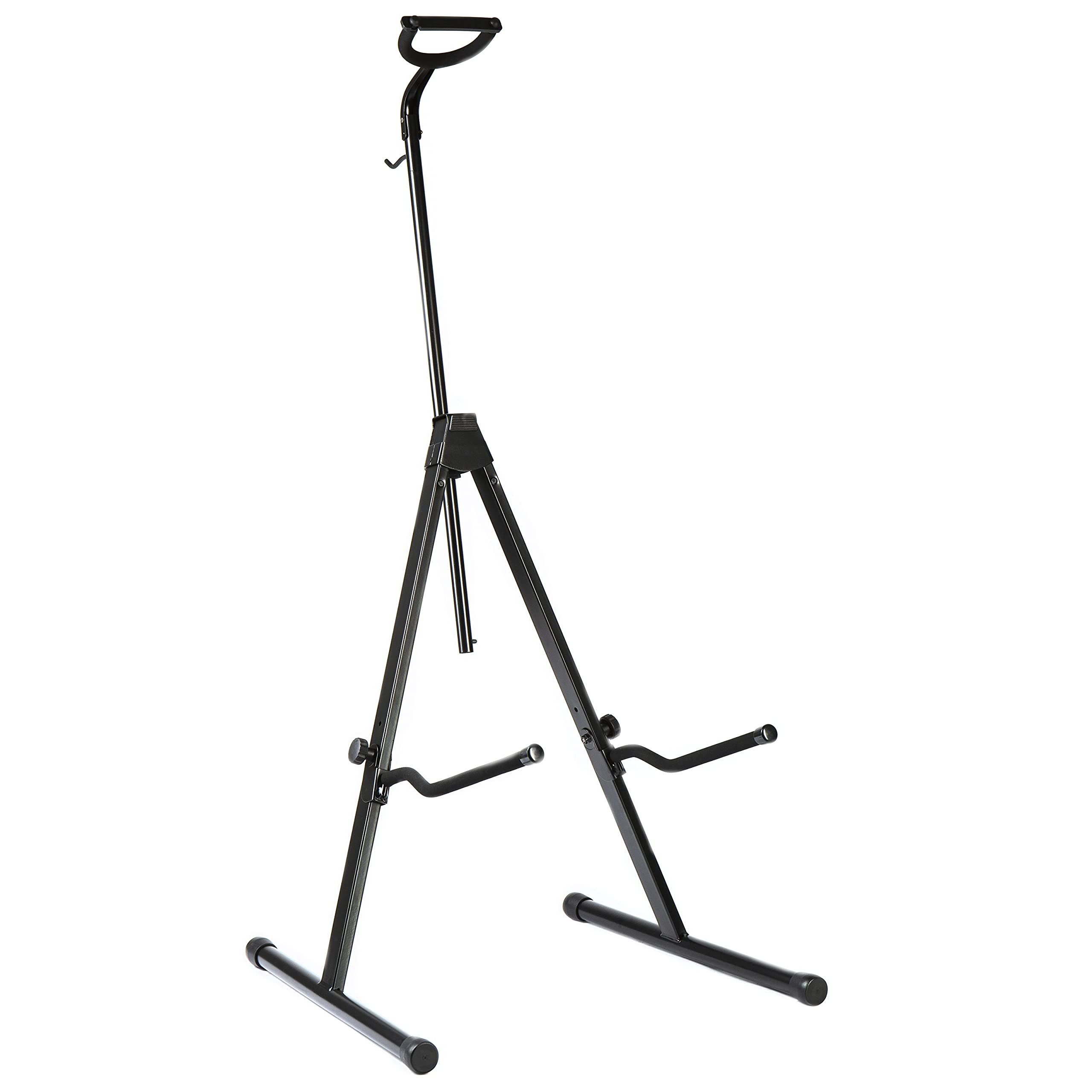 MUSIC STORE Musikinstrumentenständer, (Cello Ständer Faltbar Höhenverstellbar Schaumstoffpolsterung Halterungshaken Für 1/2-4/4 Cellomensur Max. 117cm Höhe, Zubehör für Streichinstrumente, Ständer), Cello Ständer, Faltbar, Höhenverstellbar