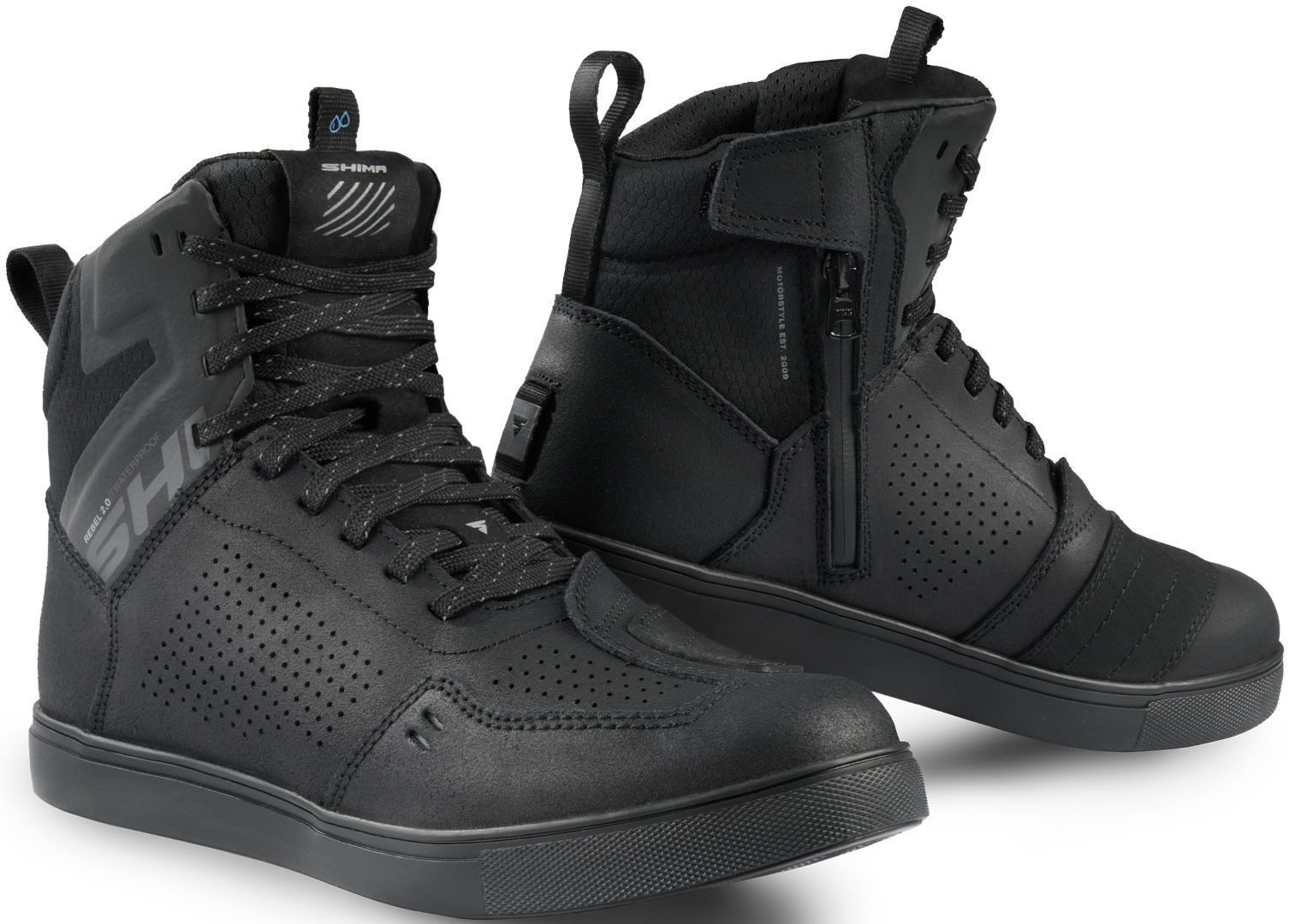 SHIMA Rebel 2.0 perforierte wasserdichte Motorrad günstig online kaufen