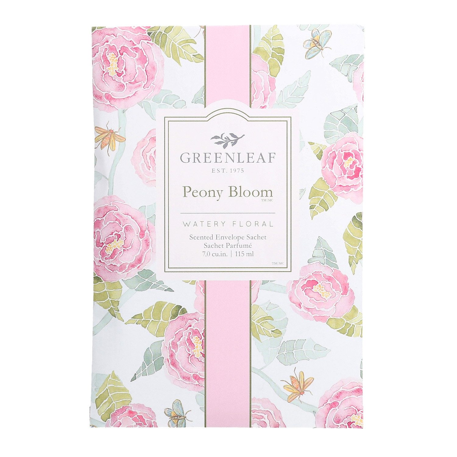 Greenleaf Anti-Geruchs-Säckchen Peony Bloom (1-St), Duft Sachets aus parfümierter Tonerde 115 ml