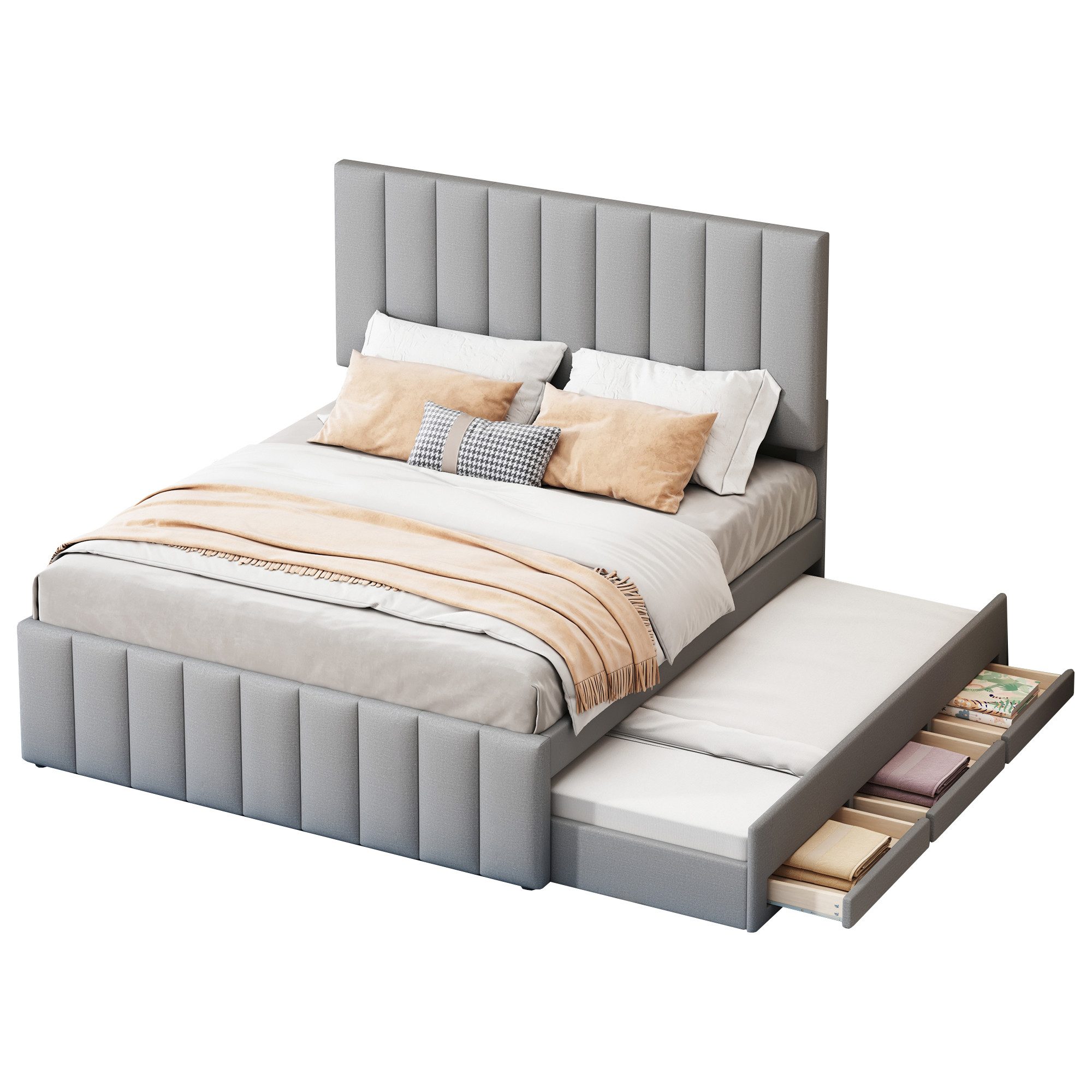 REDOM Polsterbett Funktionsbett mit Rollbett und günstig online kaufen