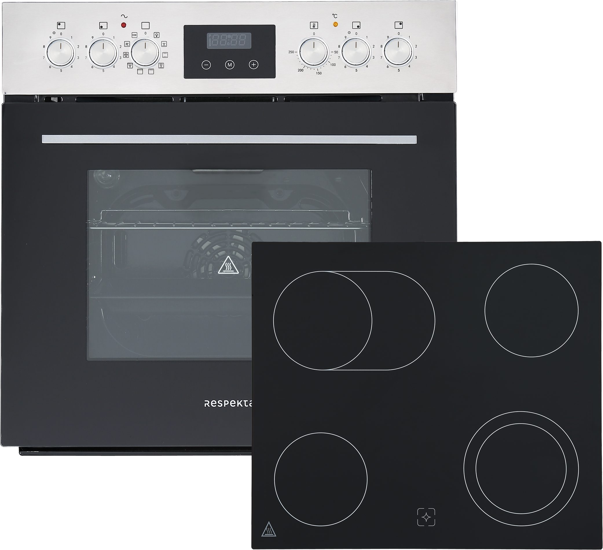 Front: Weiß Hochglanz | Korpus: Artisan Eiche Nachbildung