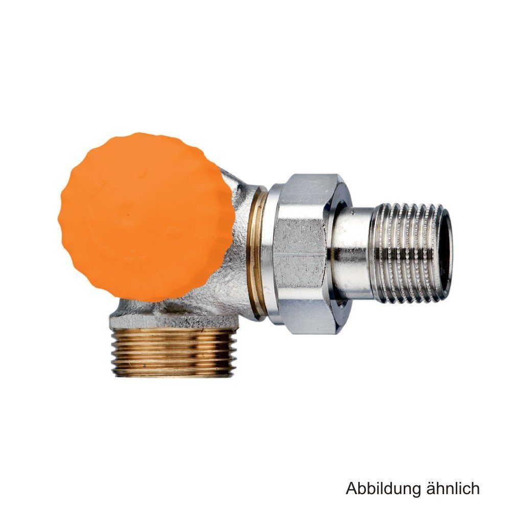 Heizkörper HEIMEIER Thermostat-Ventilunterteil Eclipse, Winkeleck/ links, DN15, A