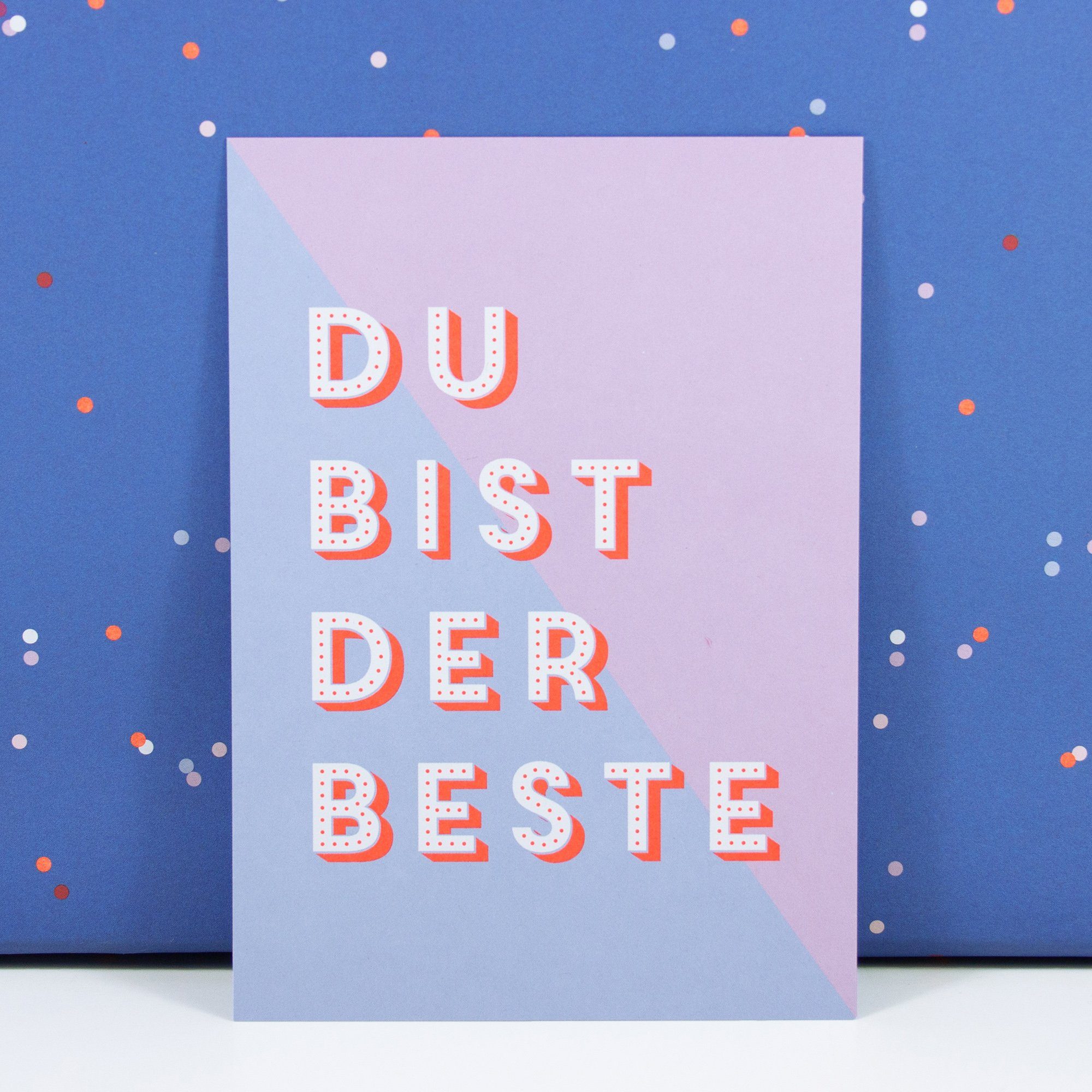 Bow & Hummingbird Postkarte Postkarte Du bist der Beste