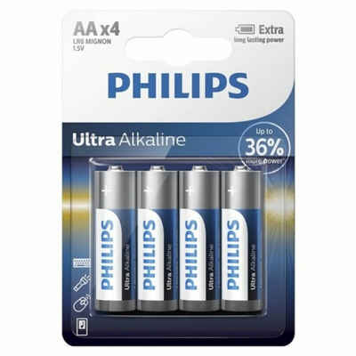 Philips ULTRA ALKALINE BATTERY AA LR6 4 UNIT Batterie
