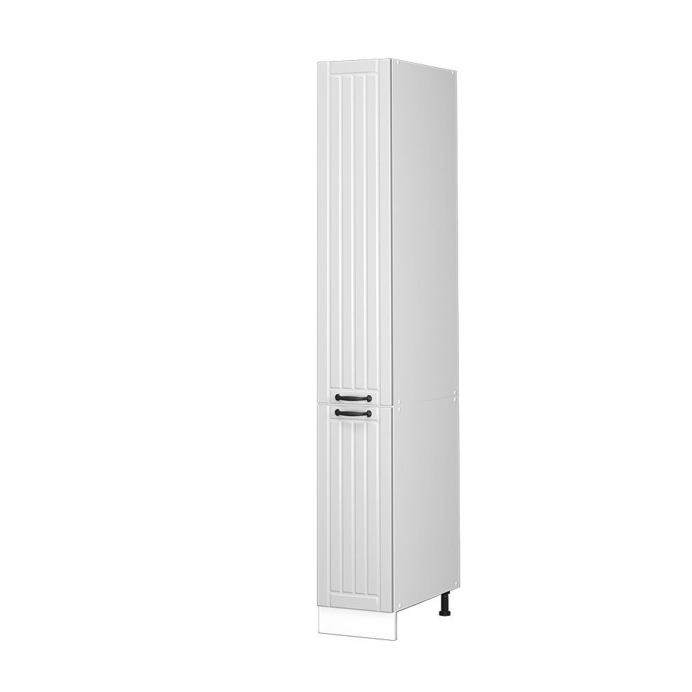 Vicco Hochschrank Fame-Line, Weiß Landhaus/Weiß, 30 günstig online kaufen