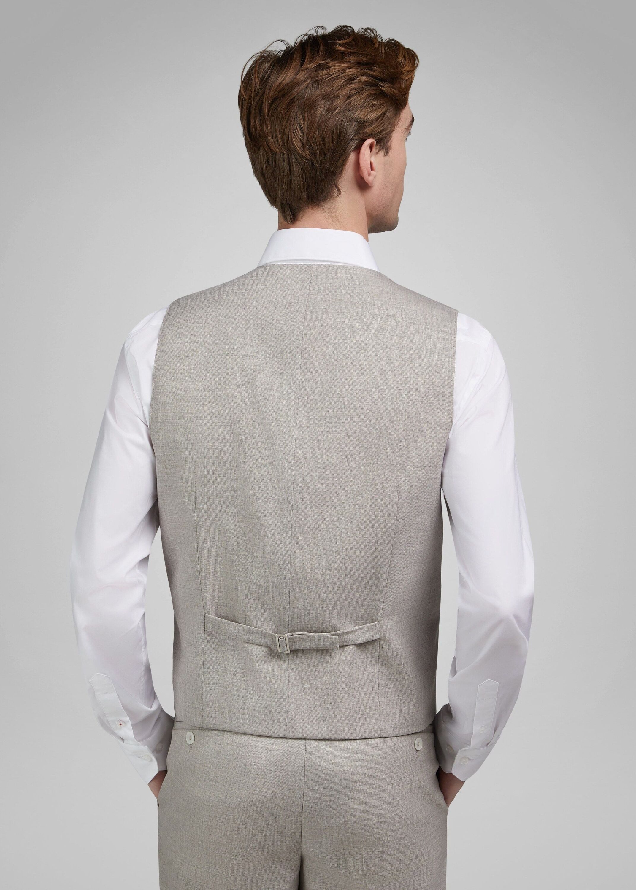 HECHTER PARIS Funktionsweste Fein strukturierter Woll-Stretch-Mix