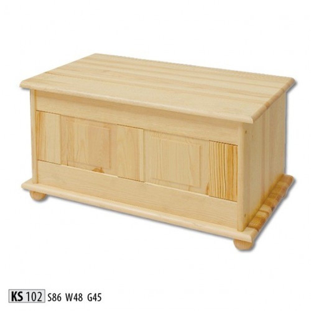 JVmoebel Allzweckkiste Echtholz Truhe – Handgefertigte Deko Box aus naturbelassenem Holz (1 St), Made in Europa