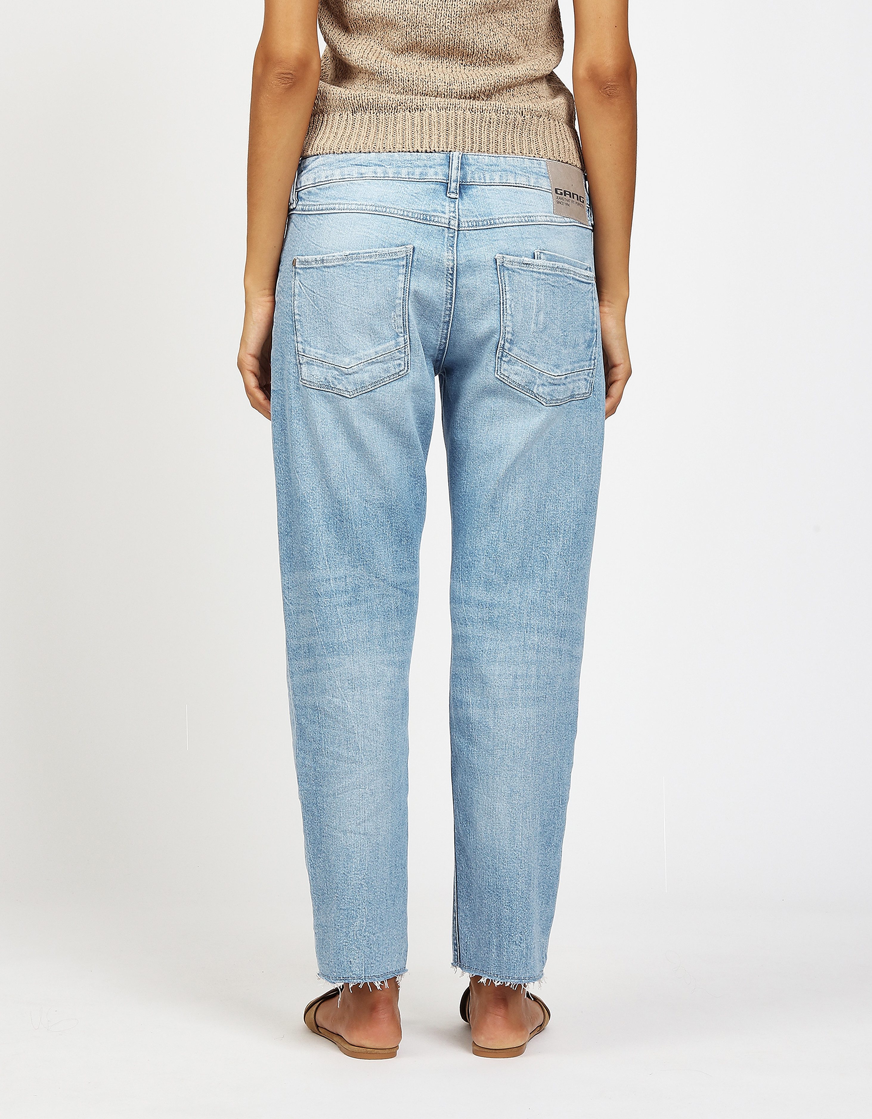 GANG Boyfriend-Jeans 94NADIA 5-Pocket Style mit Reißverschluss und Knopf günstig online kaufen