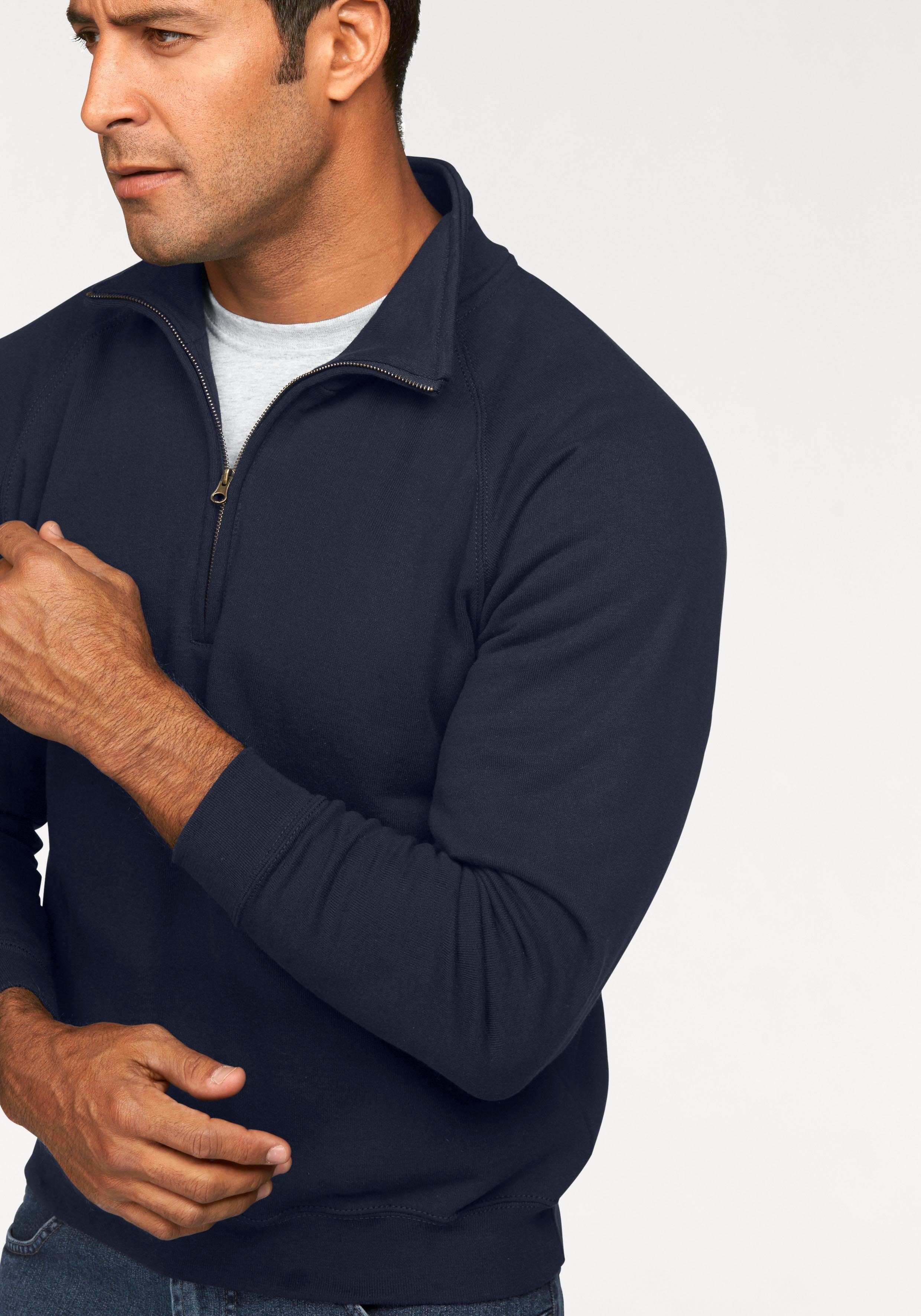 Fruit of the Loom Sweatshirt mit Reißverschluss – Bild 3 von 5