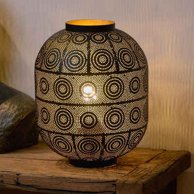 click-licht Tischleuchte Orientalische Tischleuchte Tahar in schwarz, 250mm, keine Angabe, Leuchtmittel enthalten: Nein, warmweiss, Tischleuchte, Nachttischlampe, Tischlampe