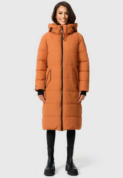 Marikoo Steppjacke Zuraraa XVI langer Winter Mantel gesteppt