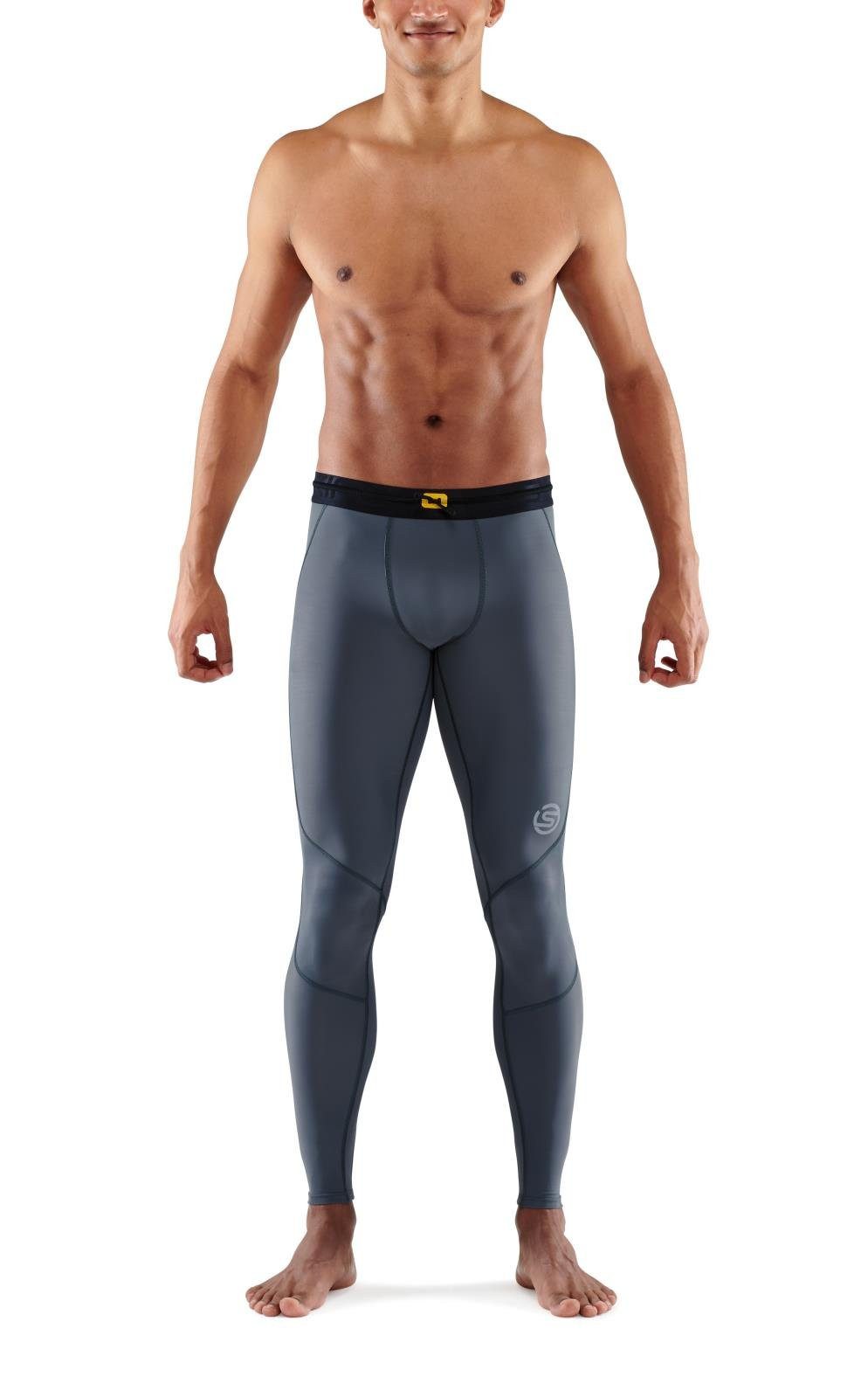Skins Funktionshose 3-Series Tight Long (enganliegend) charcoalgrau Herren