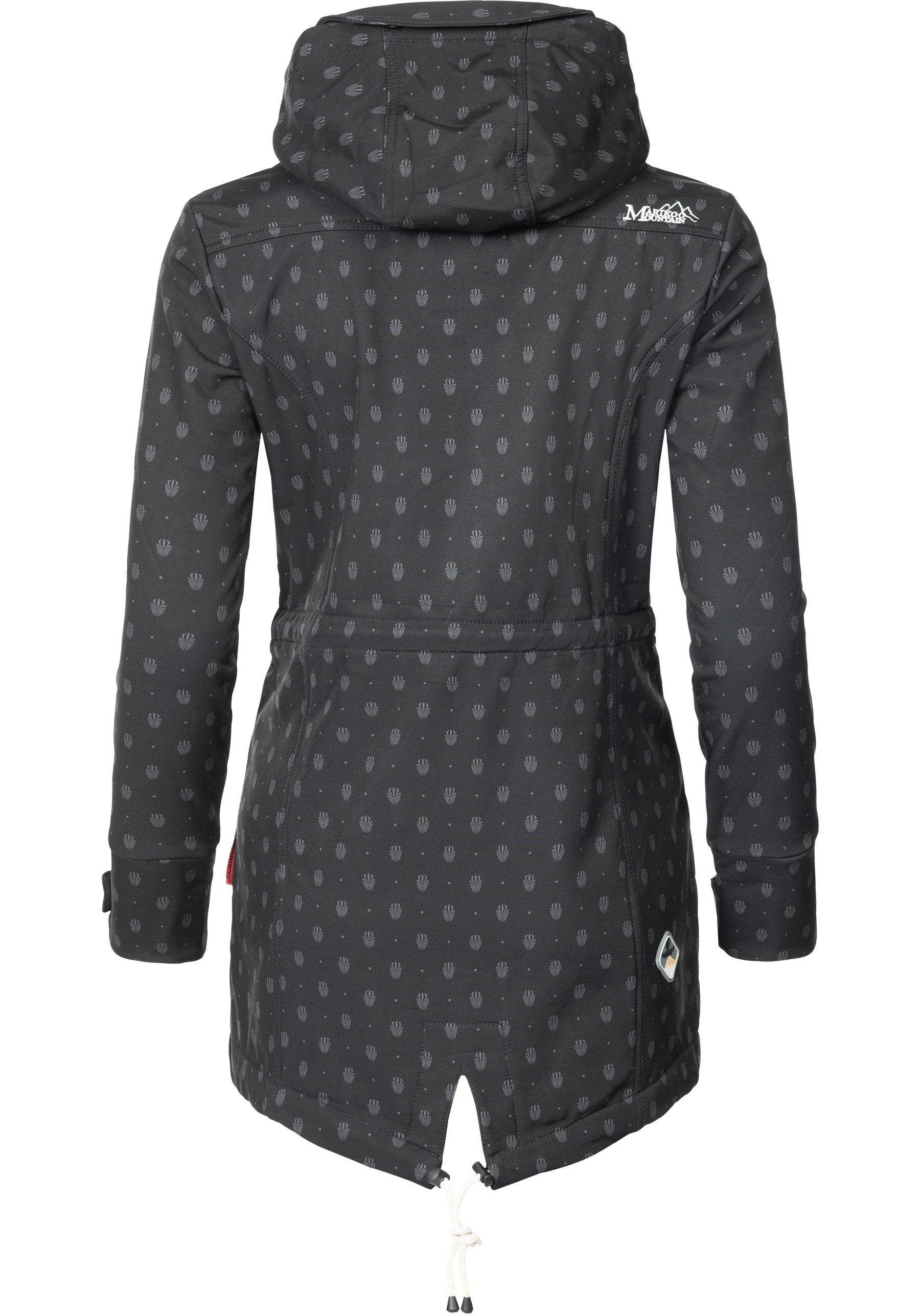 Marikoo Funktionsmantel Zimtzicke Softshell Parka mit Kapuze