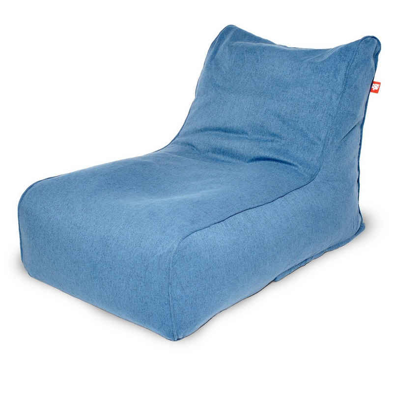 KOZYS Sitzsack Loungesessel - für Kinder und Erwachsene (zum Sitzen und Liegen, 320 Liter EPS Perlenfüllung, Outdoor & Indoor geeignet, große Farbauswahl), waschbarer und wetterfester Lounge-Sitzsack Lesekissen Bodenkissen