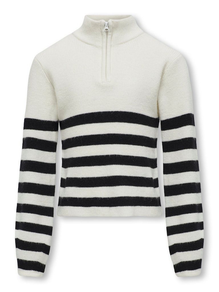 Strickpullover KOGFRANCA HALF ZIP L/S STRIPE KNT
