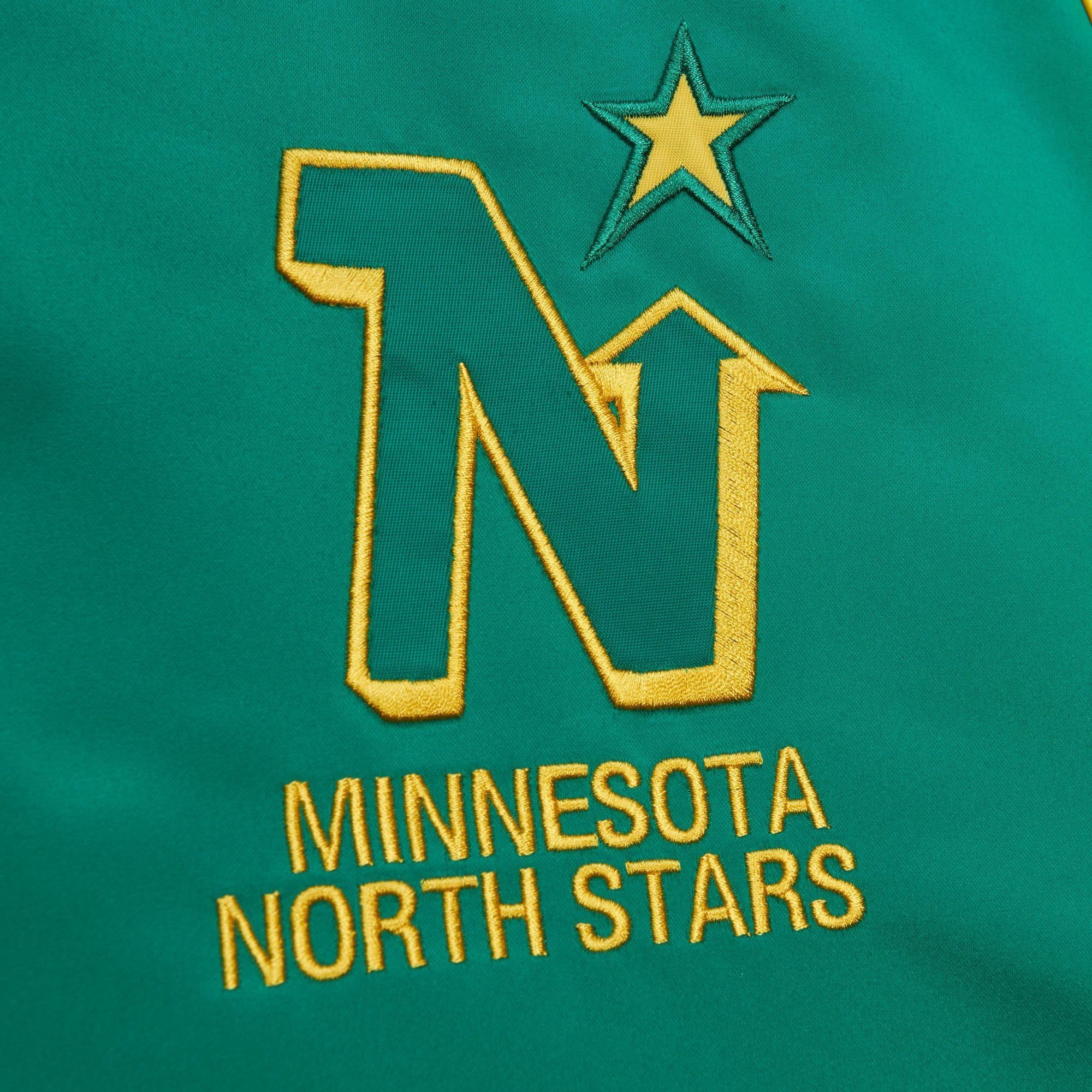 Mitchell & North Heavyweight Minnesota NHL Ness Satin Collegejacke Stars