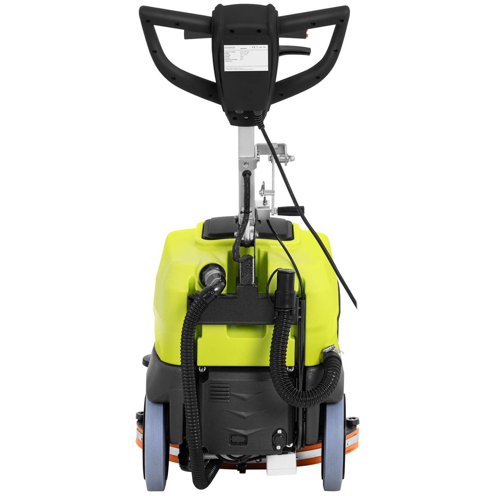Ulsonix Hartbodenreiniger Scheuersaugmaschine 1450 m²/h 155 U/min 400 W Bodenreiniger Ansaugdüse, 1000 W