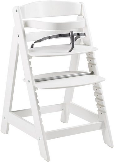 roba® Hochstuhl »Treppenhochstuhl Sit Up Click, weiß«, aus Holz