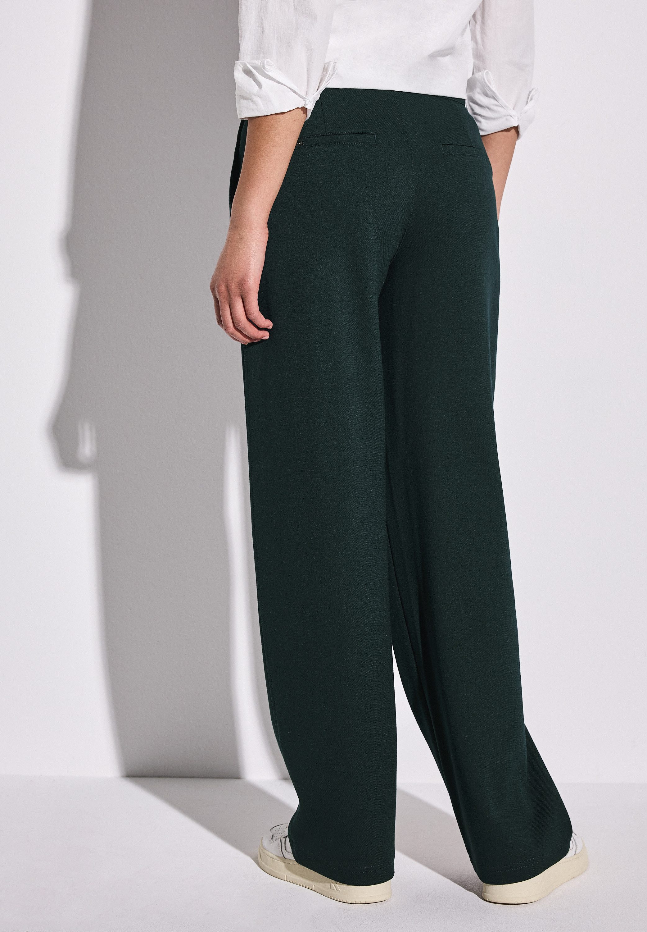 STREET ONE Stoffhose Sommerhose mit seitliche günstig online kaufen