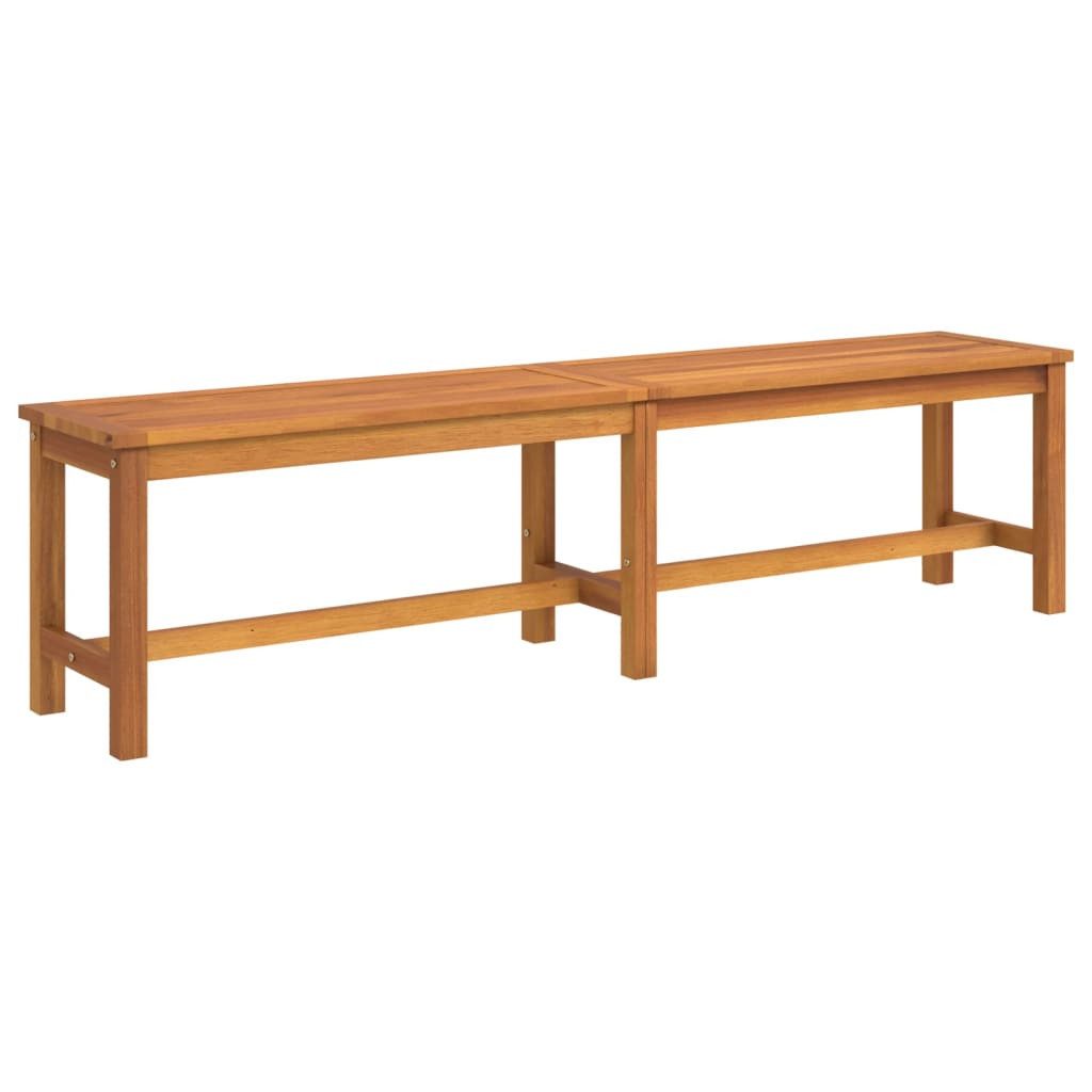 vidaXL Gartenbank Gartenbank 180x35x45 cm Massivholz (1-St)