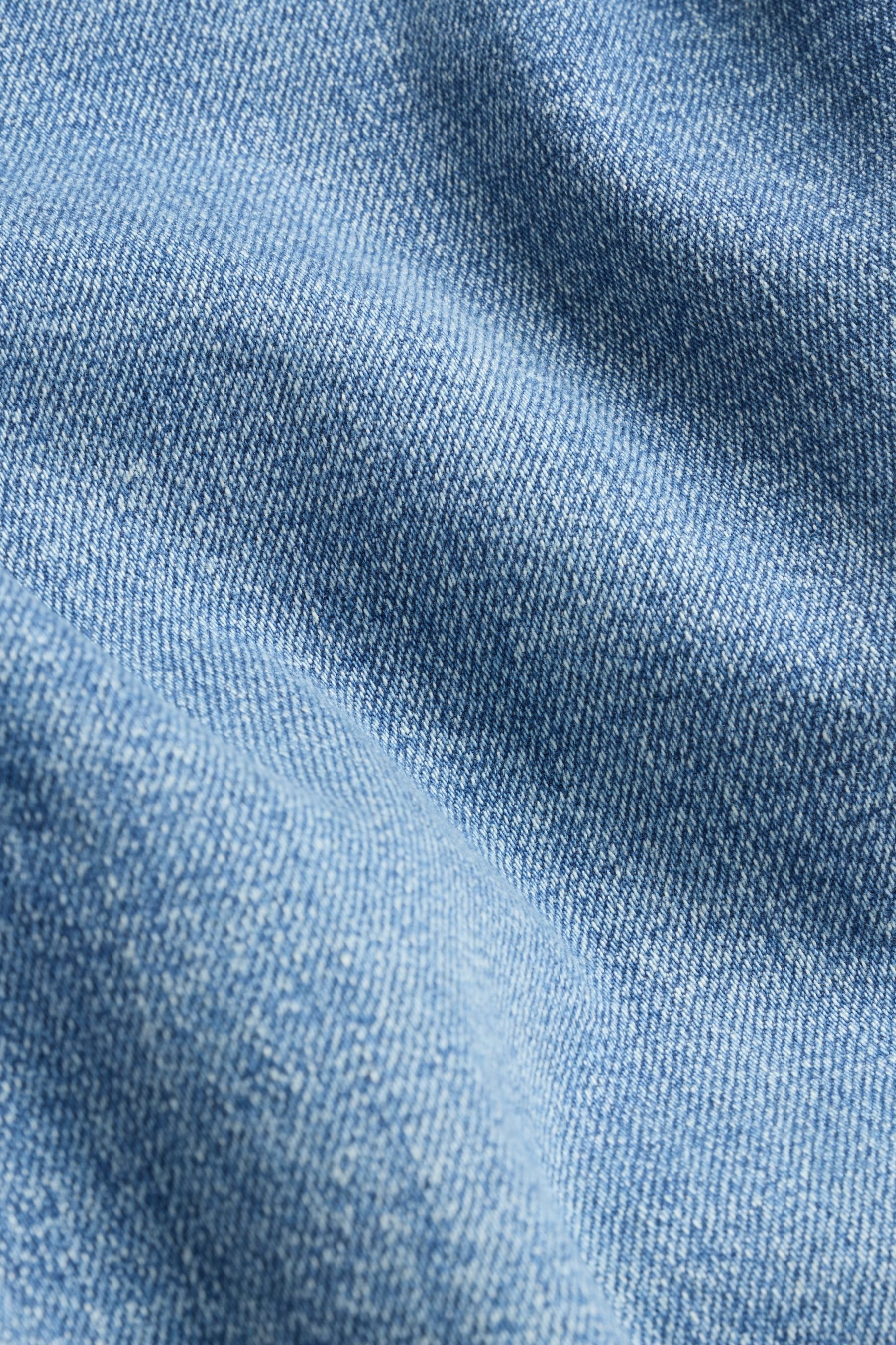 Next Umstandshose Denim-Latzhose mit Barrel-Bein, Umstandsmode (1-tlg) – Bild 3 von 5