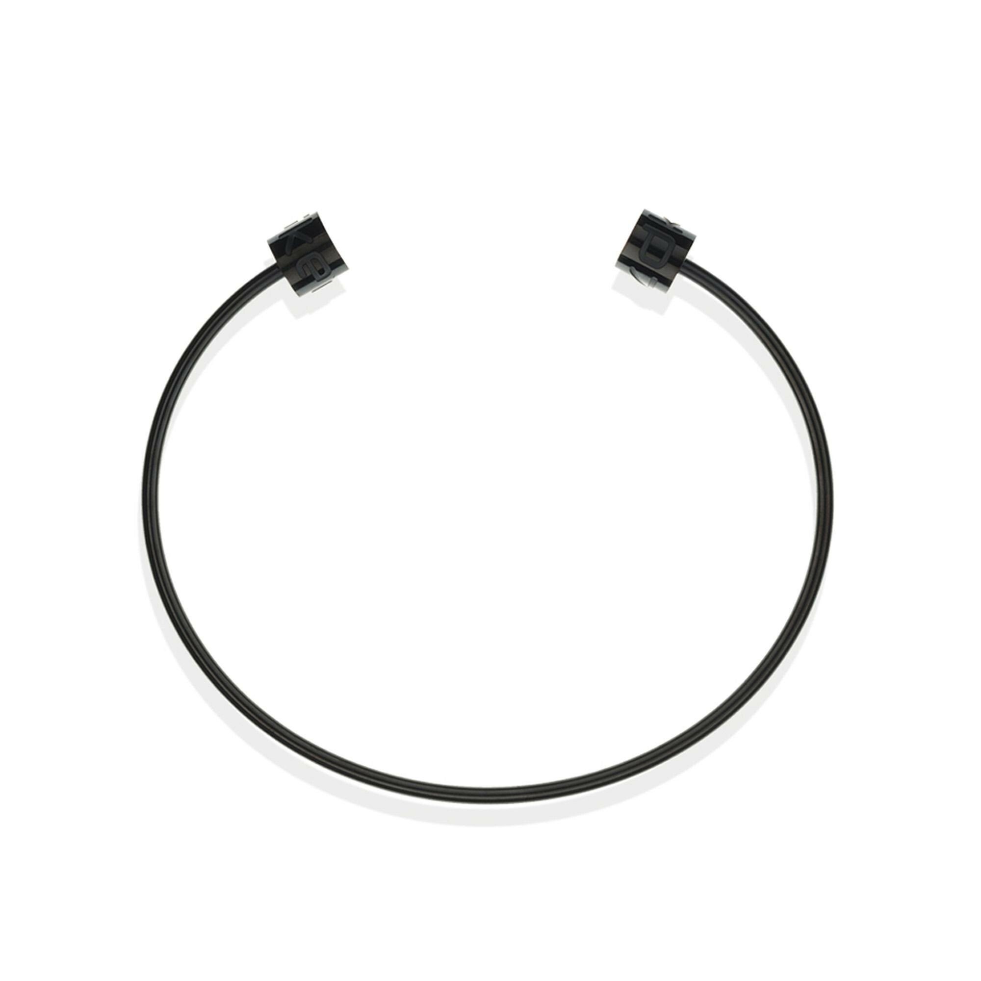 dKeniz Armband - BLACK Edelstahl O 6,7cm