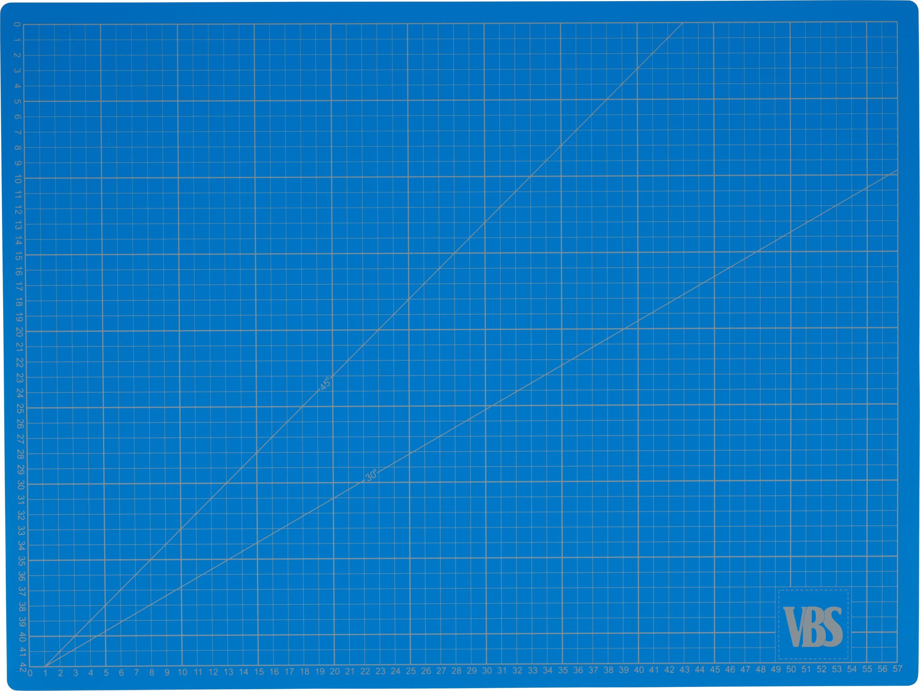 VBS Schneideunterlage Profi, blau, 3 mm stark