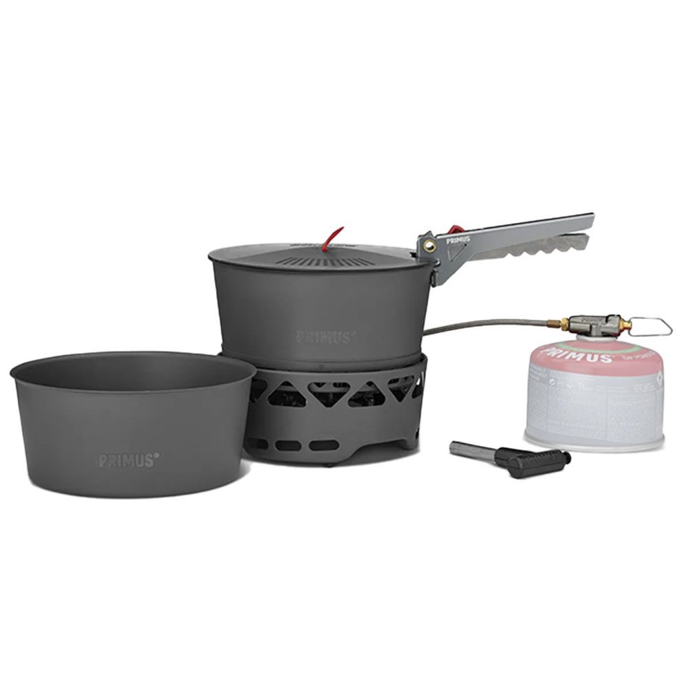 Primus Gaskocher PrimeTech Stove Set II 1,3L Kochset für Backpacker, Camping, Trekking