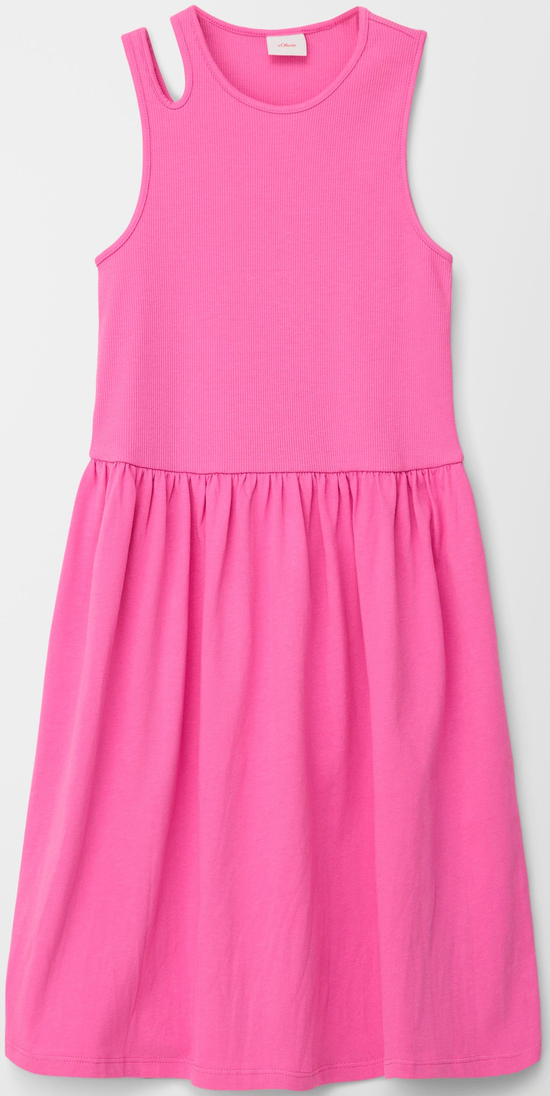 s.Oliver Junior Minikleid mit Cut-out lilac/pink