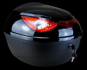 BAYLI Motorradhelm Motorradkoffer, 22L Top Case für Roller - Motorrad, Helmkoffer abschli